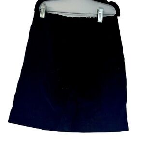NWT Marni Navy Girls Corduroy Skirt Size 6 elastic Waist, Drawstring,